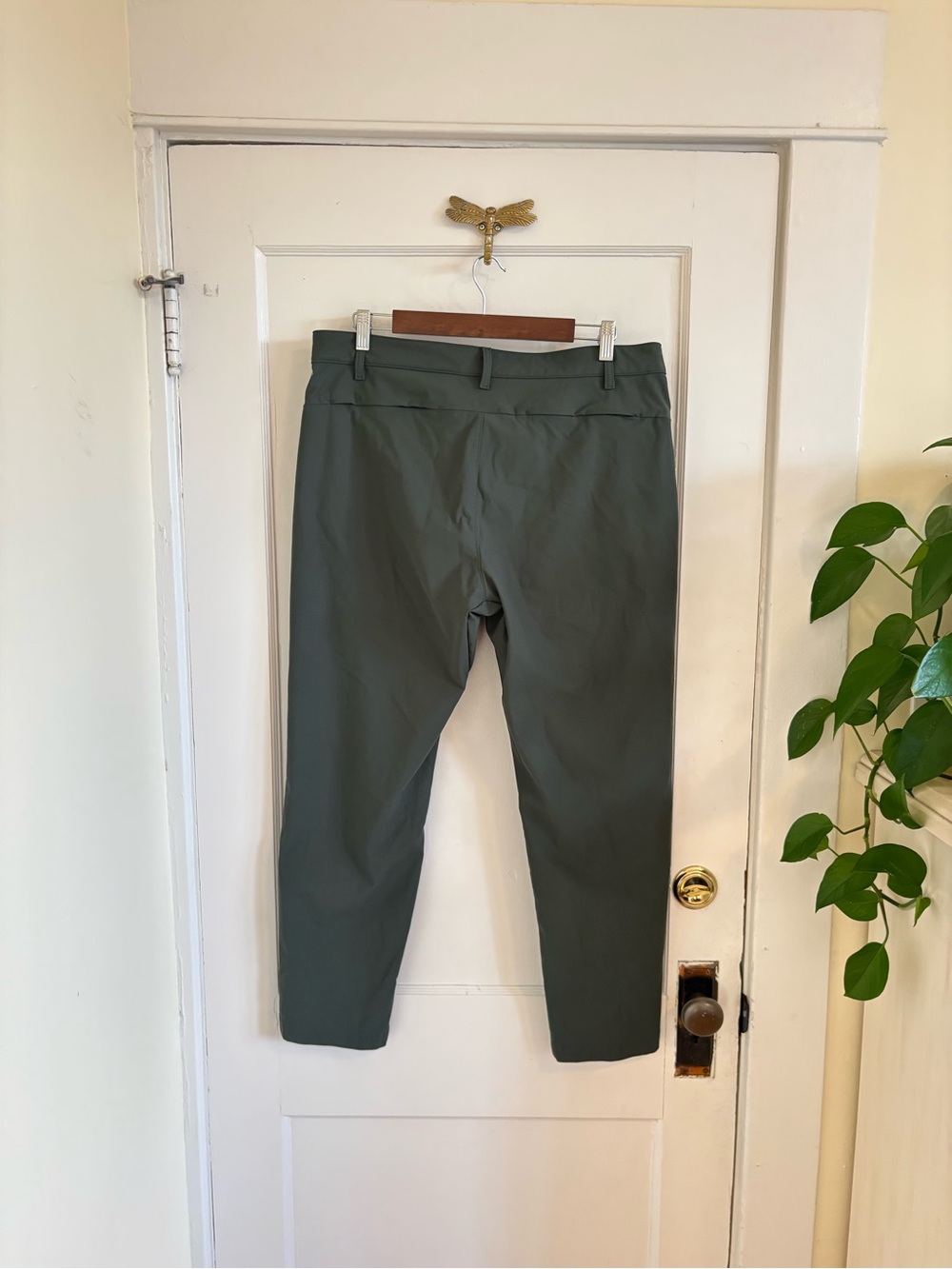 Fabletics Men's Olive Green‎ Performance Pants Waist 35” - Picture 4 of 7